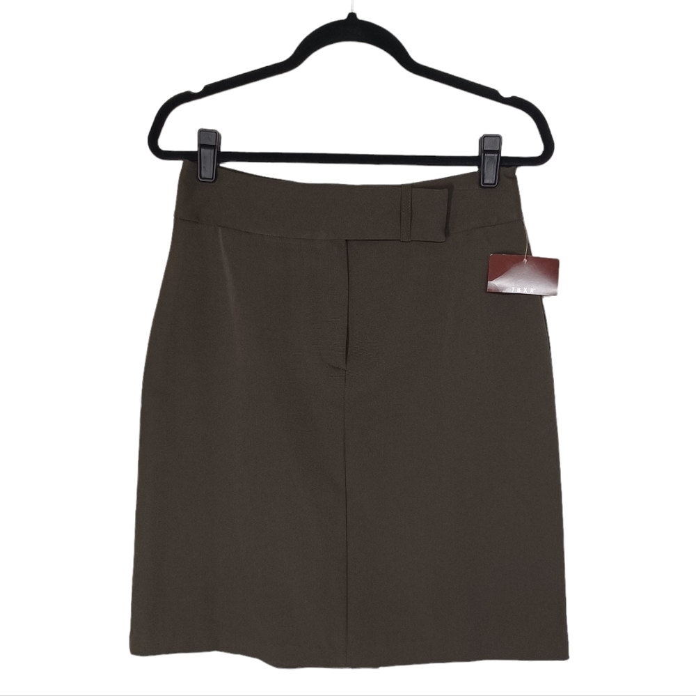 JBXR SAN FRANCISCO Gray Hook Zipper Fly A Line Skirt 10 (Medium) NWT